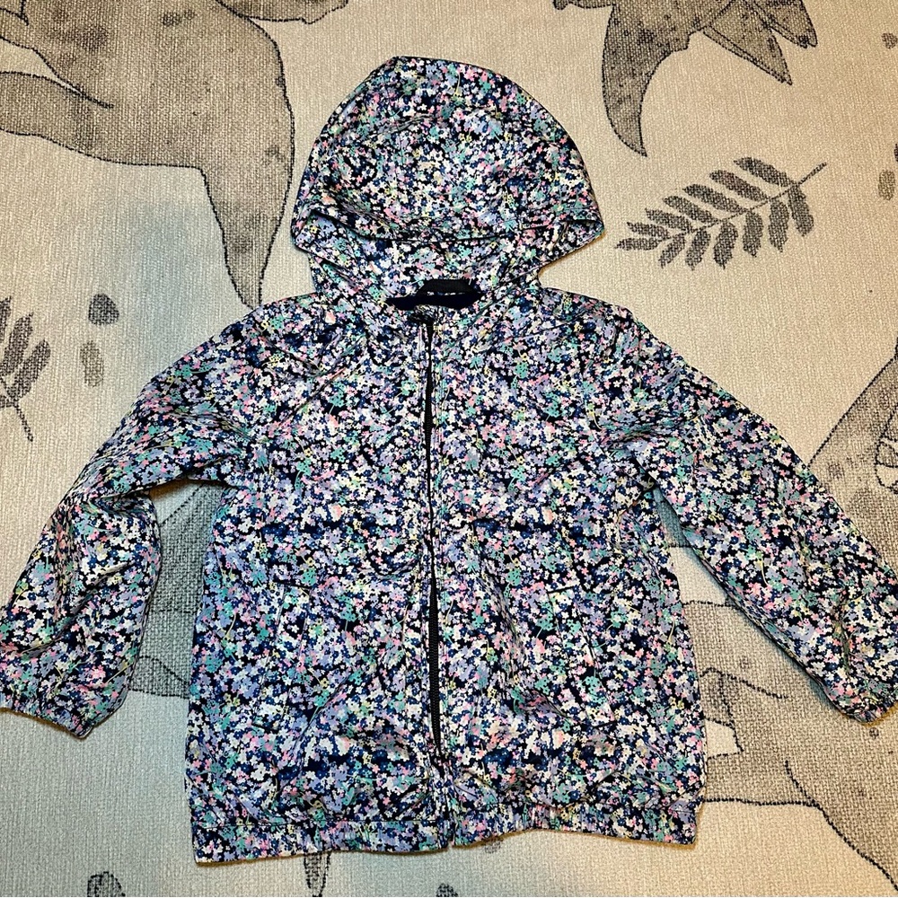 Baby GAP Multicolor Floral Spring jacket Raincoat for Kids